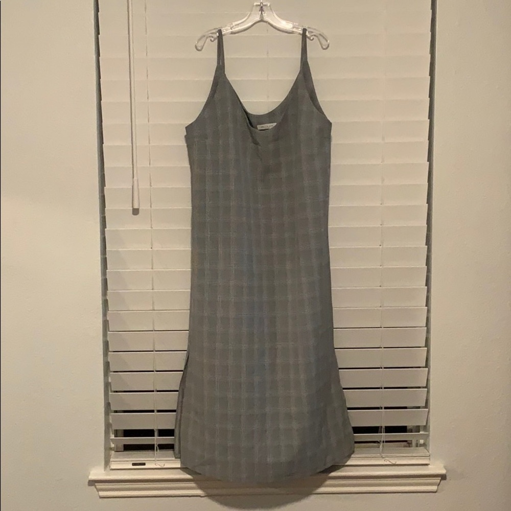 Plaid Midi Dress